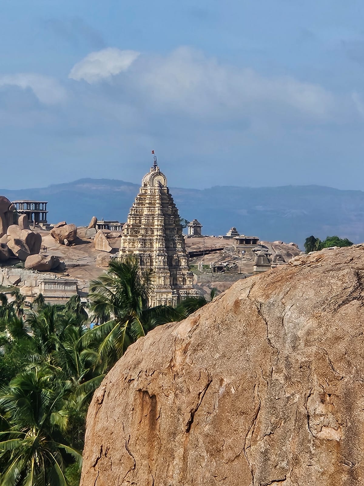 Temple from Rishimukh plateau
