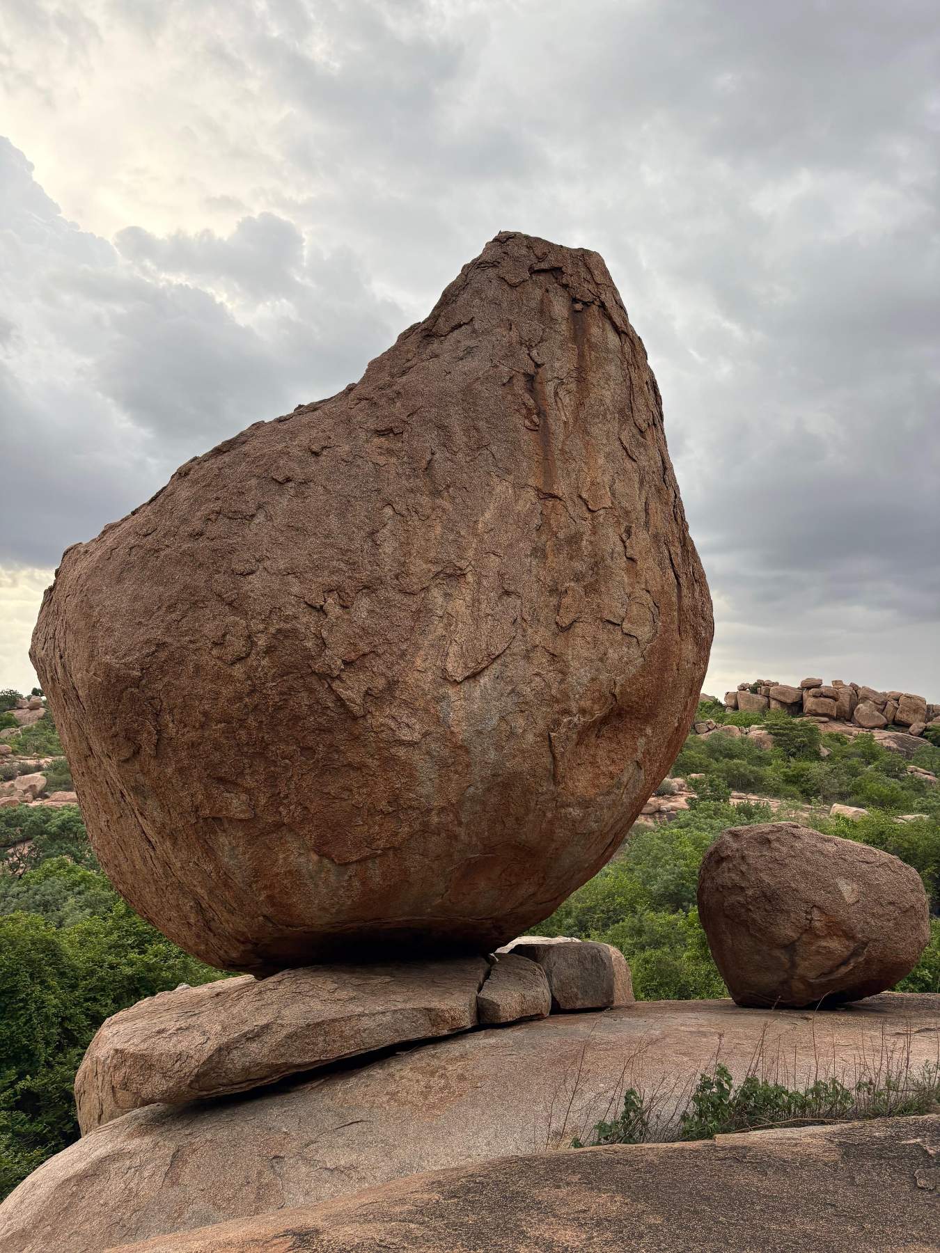 Weird rock on Rishimukh plateau